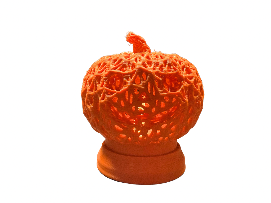Svítící Halloween dýně s LED svíčkou